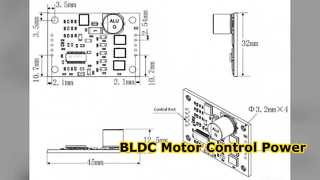 BLDC-Motortreiber 10–36 V, 20 A, analoge PWM-Steuerung
