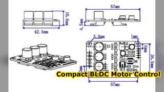 JYQD V9 20B sensorlose BLDC-Motor-Controller-Platine